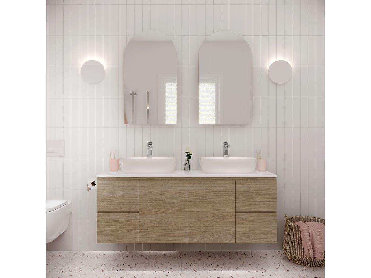 Kado Neue Arch Mirrored Shaving 500x900mm from Reece