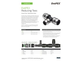 Specification Sheet - New EvoPEX Tee