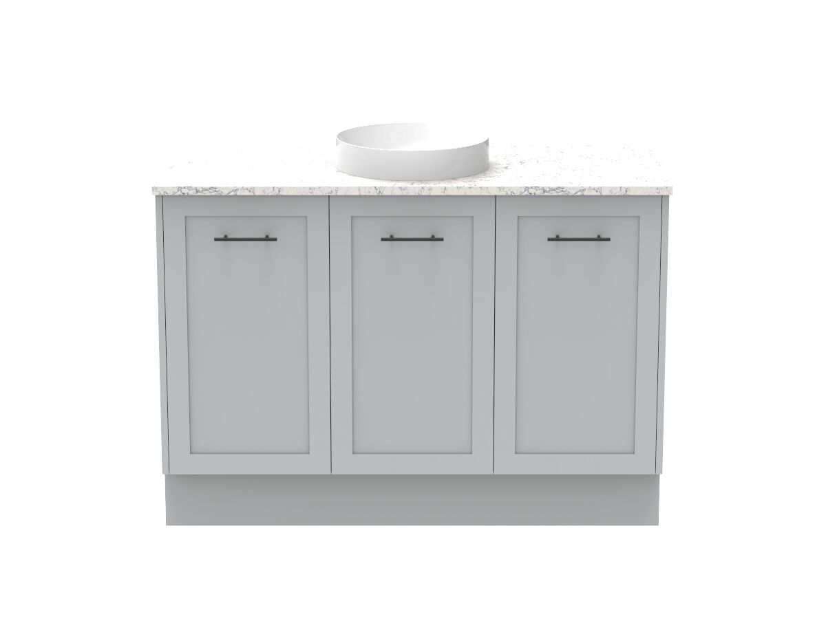 Kado Lux All Door 1200mm Centre Bowl Floor Mount Caesarstone