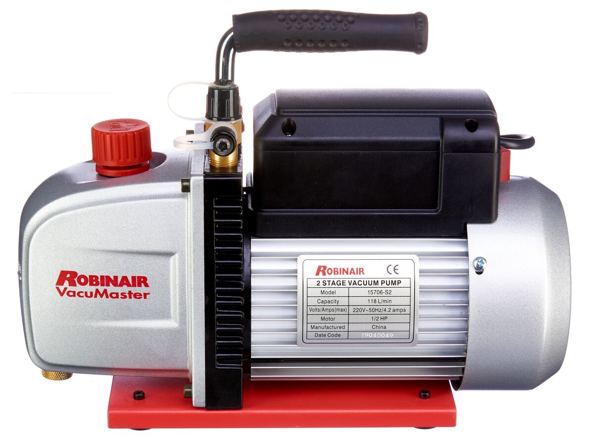Robinair Vacumaster R32 Two Stage Vacuum Pump 118 ltr/min 15706 from Reece