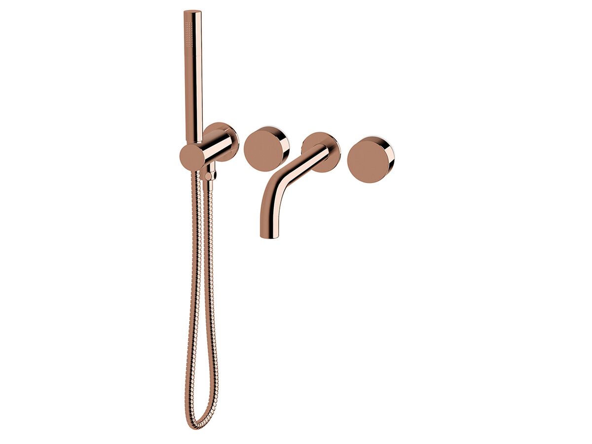 Milli Pure Progressive Bath Mixer Tap System 200mm with Hand Shower