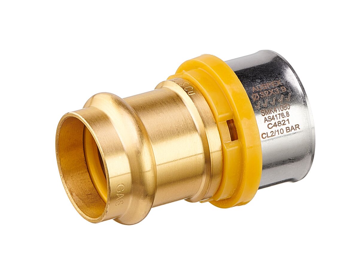 Auspex Gas 32mm x 25mm BPress Connector from Reece