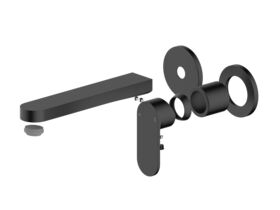Hero - Mizu Soothe MK2 Wall Basin/Bath Mix 2Pc Trimset Matte Black (6 Star)