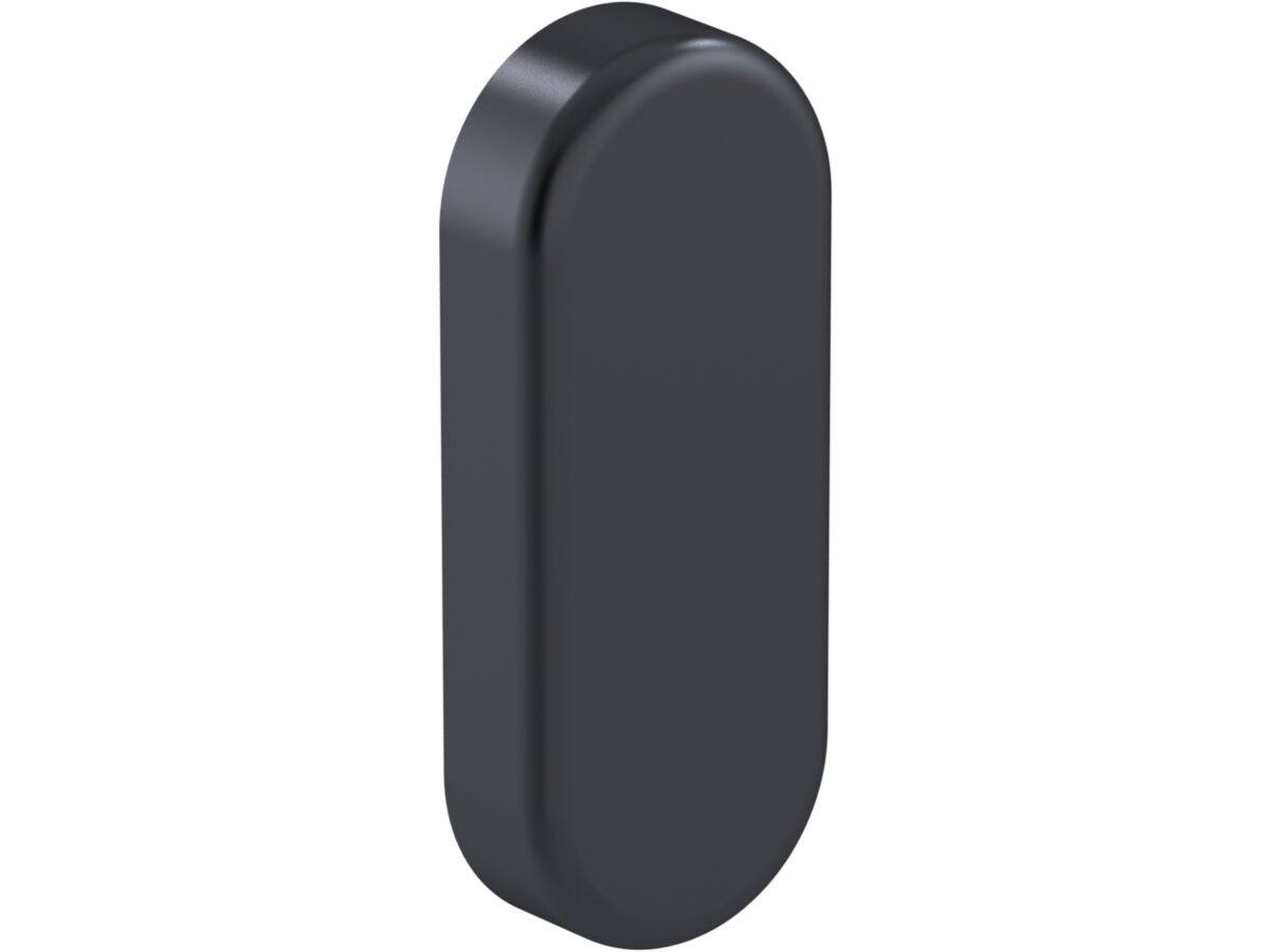 Mizu Drift Backrest Mount Cover - Brushed Gunmetal