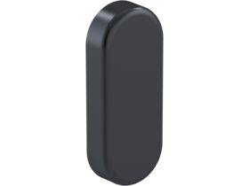 Mizu Drift Backrest Mount Cover - Brushed Gunmetal