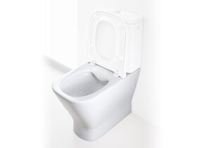 Roca The Gap Rimless CCBTW Back Inlet Pan Only White 4 star