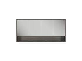 Kado Aspect 1800mm Mirror Cabinet Four Doors With Shelf and Surround View