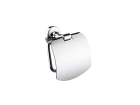 Sonia E-Plus Toilet Roll Holder with Cover Chrome