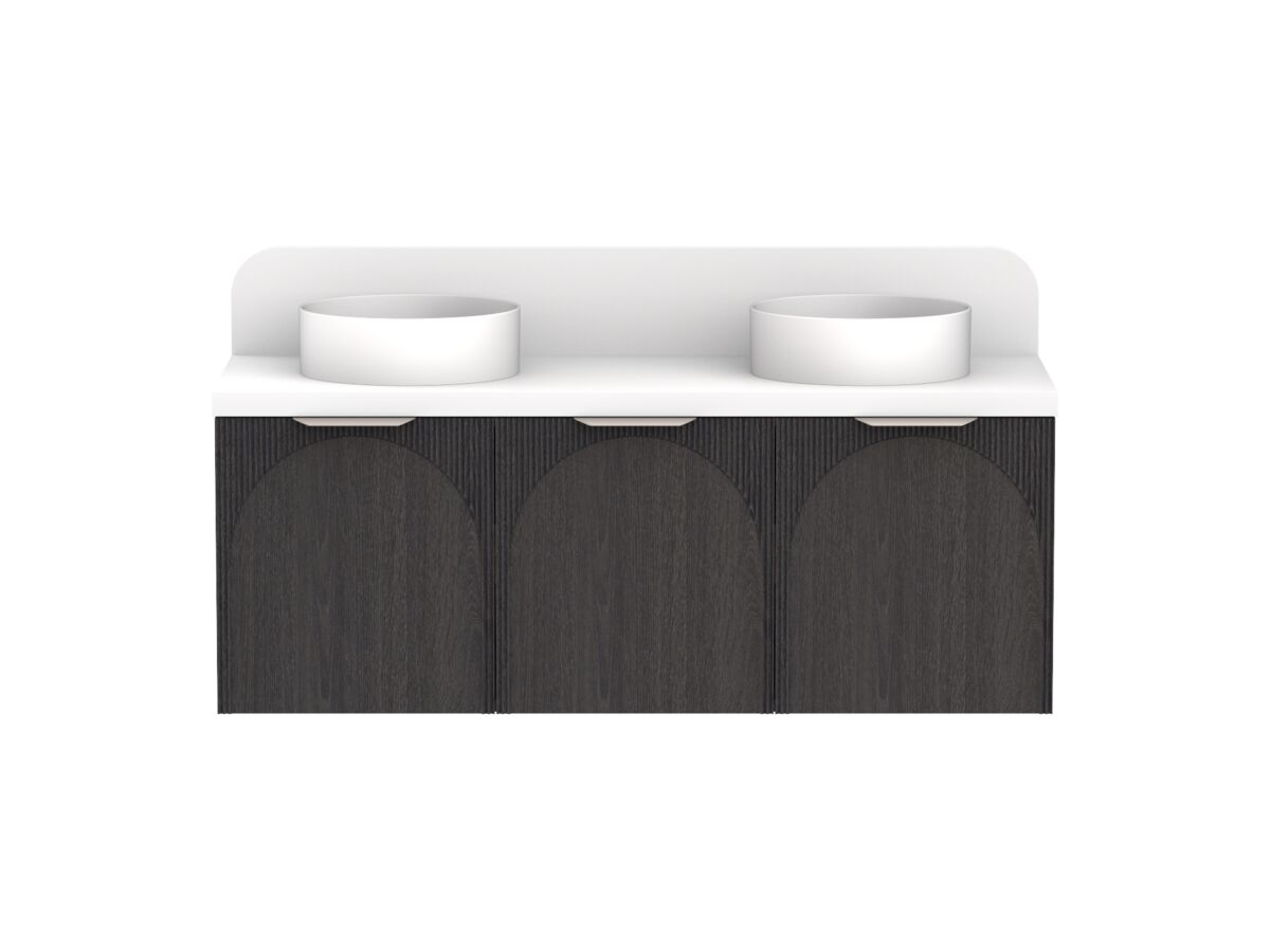 ADP Archie by Alisa & Lysandra All Door Wall Hung Vanity Unit Double Bowl 1350 Caesarstone