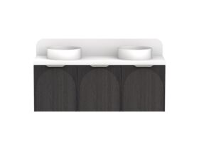 ADP Archie by Alisa & Lysandra All Door Wall Hung Vanity Unit Double Bowl 1350 Caesarstone
