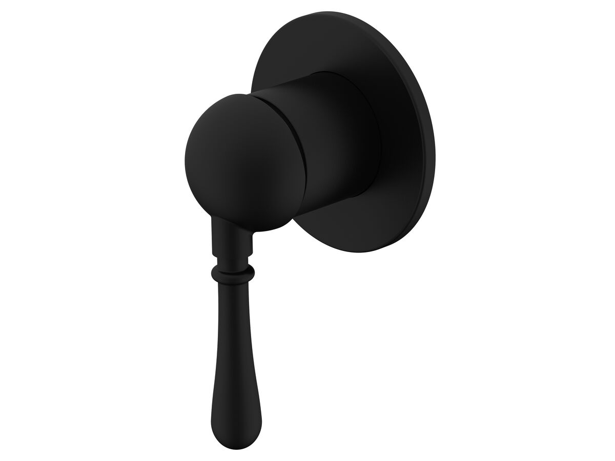 Hero - Milli Voir Shower Mixer Small Cover Plate Matte Black
