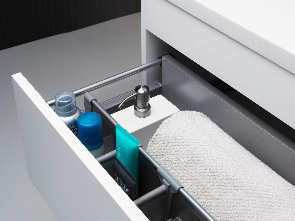 Acqua Wall Hung Vanity Unit 900mm Freestyle Solid Surface 30mm Top