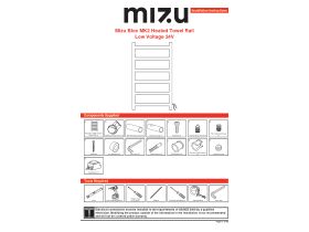 Installation Instructions - Mizu Bloc MK2 Heated Towel Rail Low Voltage 24V