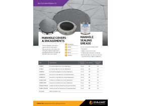 Specification Sheet - 615mm Diameter Sewer Manhole Cover