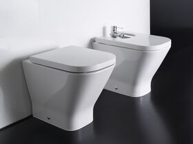 Roca The Gap Back to Wall Bidet & Cover 1 Taphole White