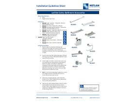 Installation Instructions - Shower Shelf & Soap Dish 350mm Chrome
