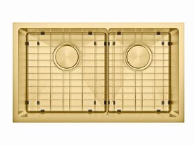 Hero  - Memo Zenna 1 3/4 Bowl Sink Stainless Steel Nanoplated Brass