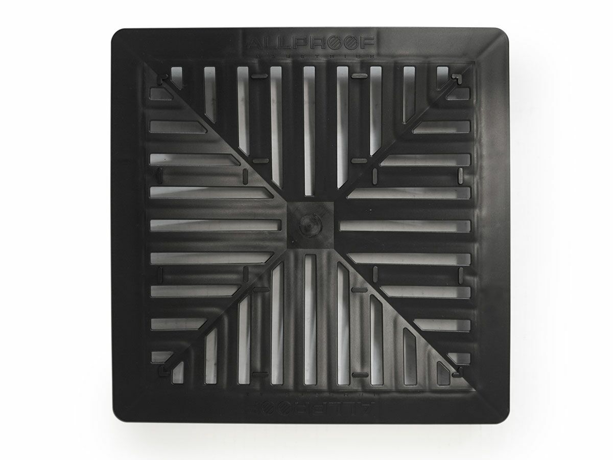 Allproof Domestic Pit 250mm x 250mm Grate Black