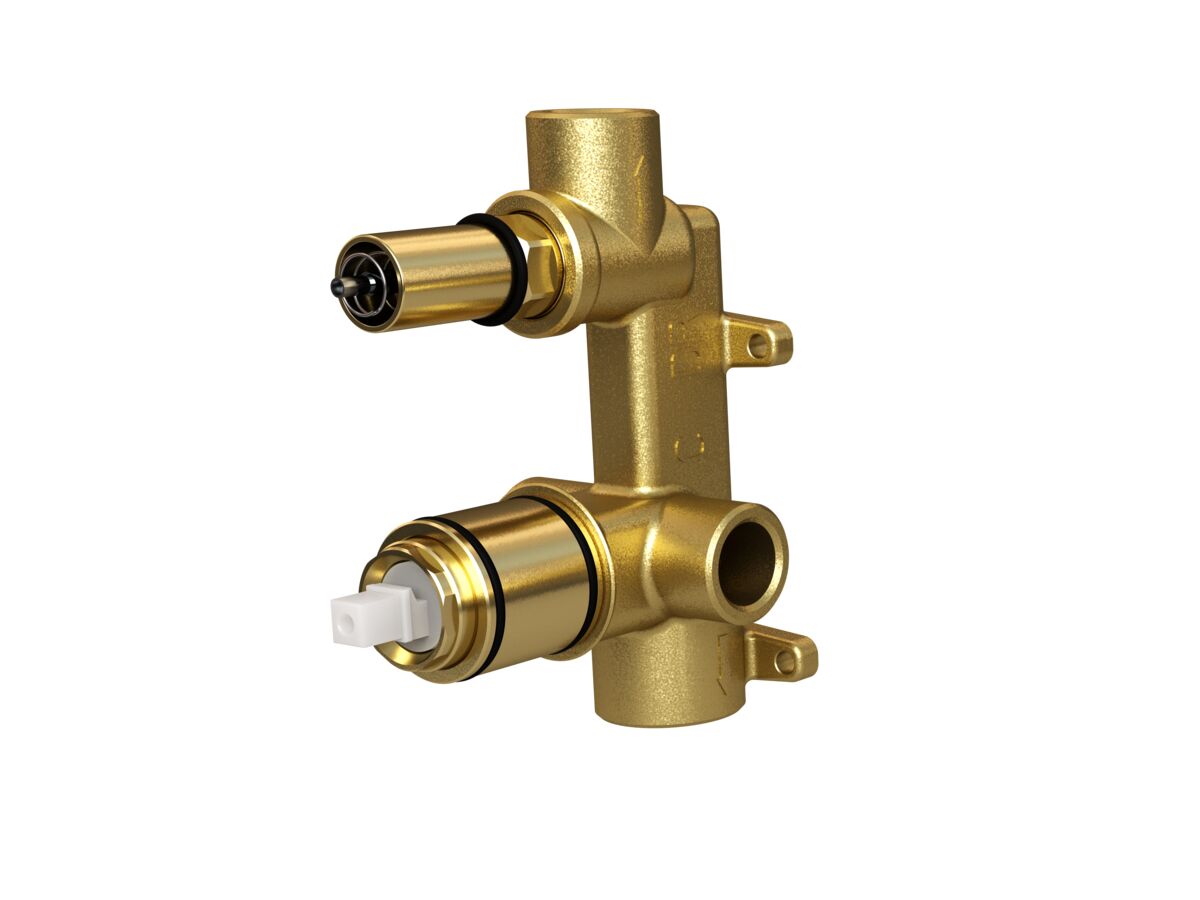 Mizu Silk Shower Mixer with Diverter Kit Brushed Nickel from Reece