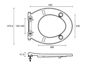 Technical Drawing - Wolfen Link Single Flap Seat