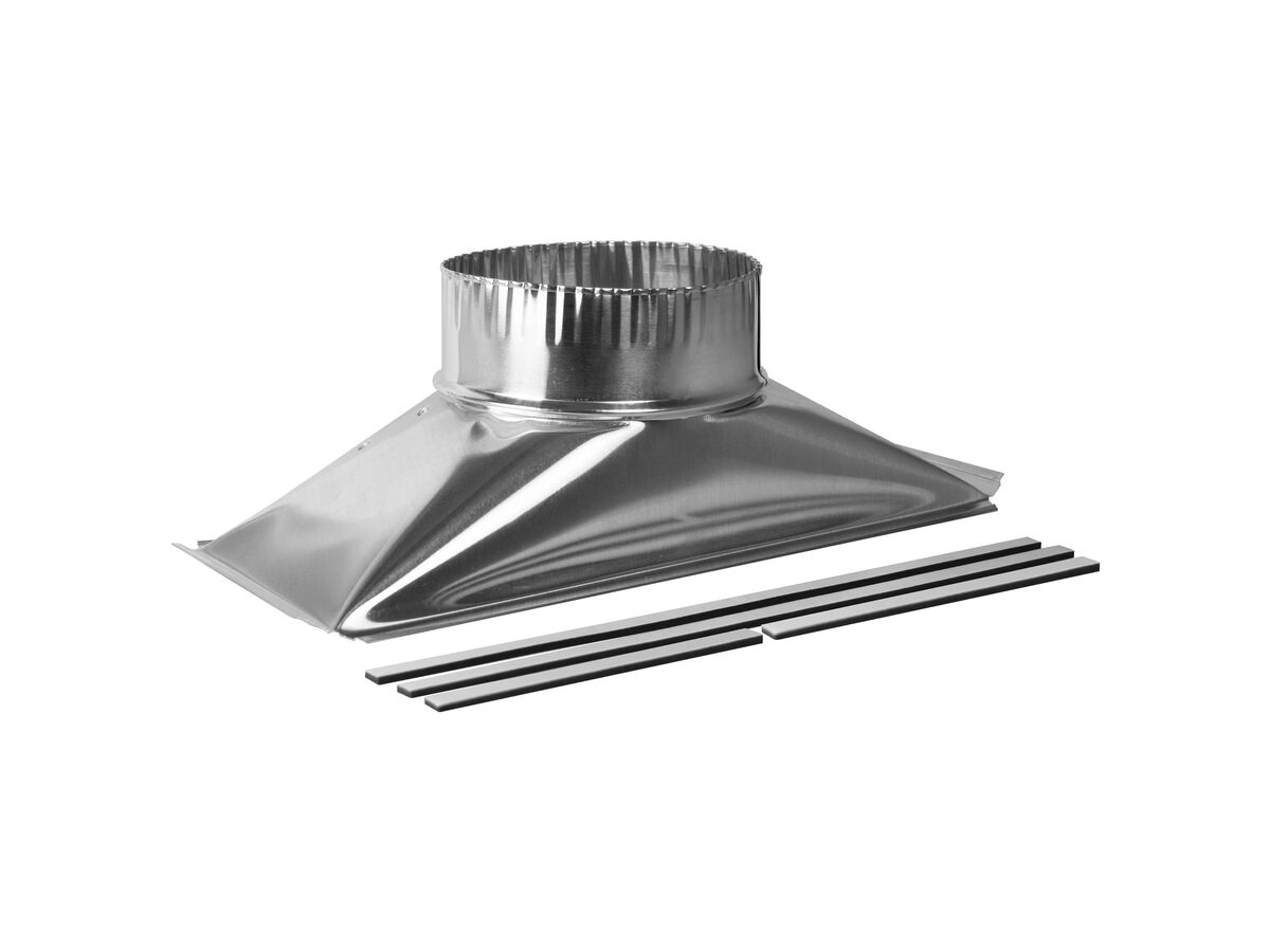 Dura Vents Rangehood Adaptor Rectangular Round 125mm From Reece
