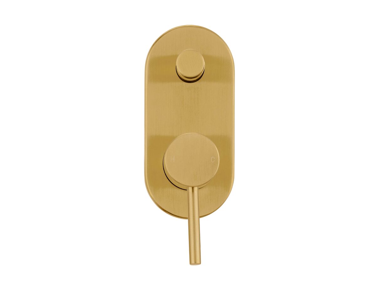 Mizu Drift MK2 Shower Mixer Tap Brushed Gold from Reece