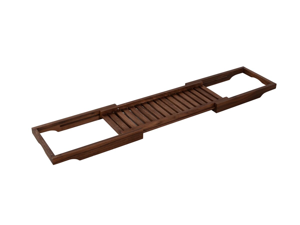 Mizu Bloc Adjustable Bath Rack Walnut