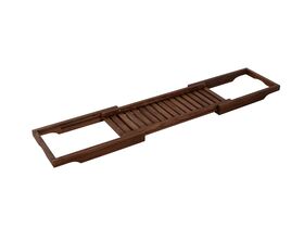 Mizu Bloc Adjustable Bath Rack Walnut