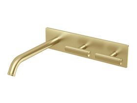 Hero - Milli Etch Wall Basin / Bath Hostess Tap System Brushed Gold (6 Star)