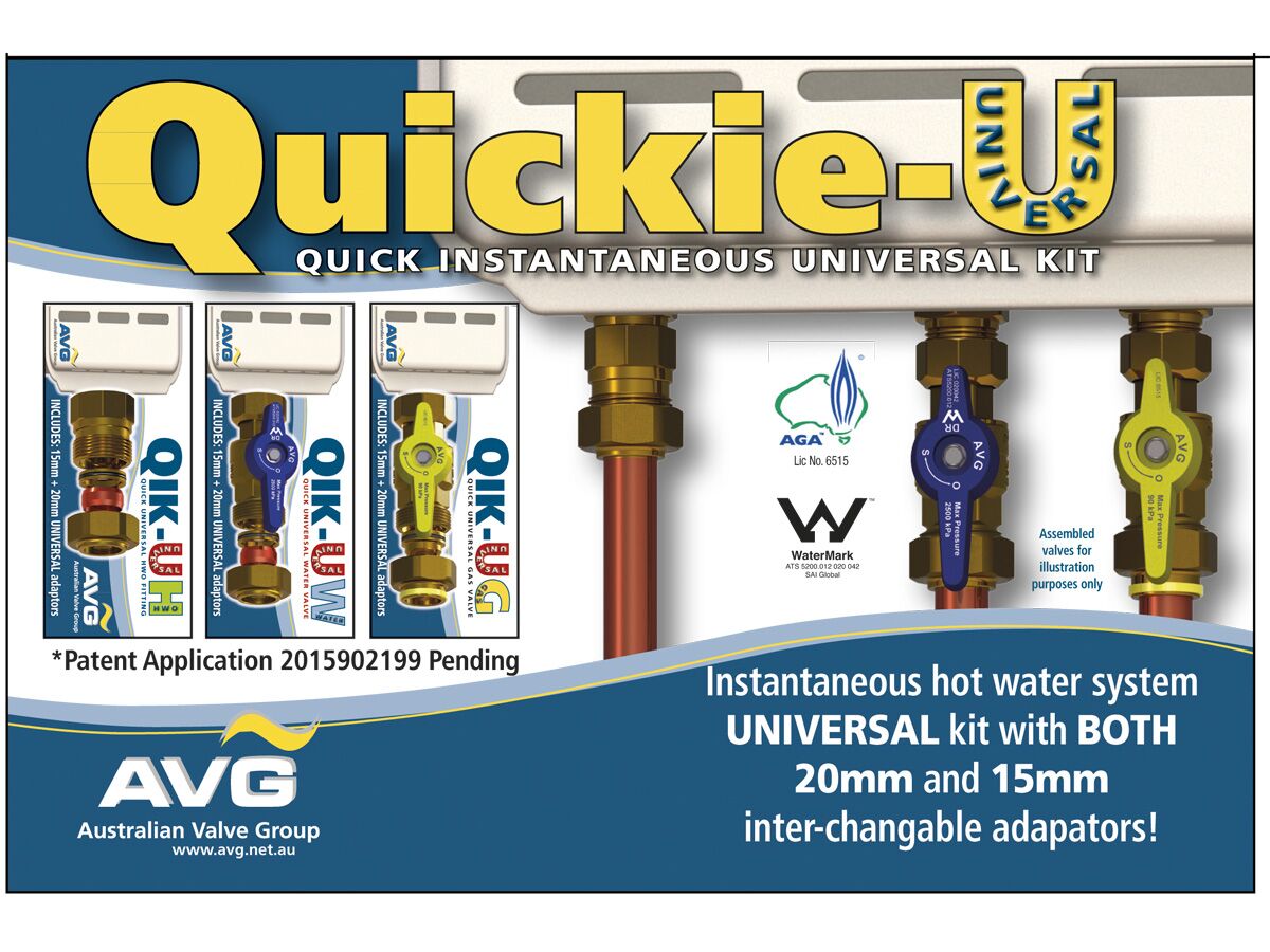 AVG Quickie Kit Univeral Installation Kit QIK-U
