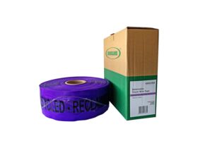 Bridgland Detectable Tape Recycled Water 100mm x 250mtr