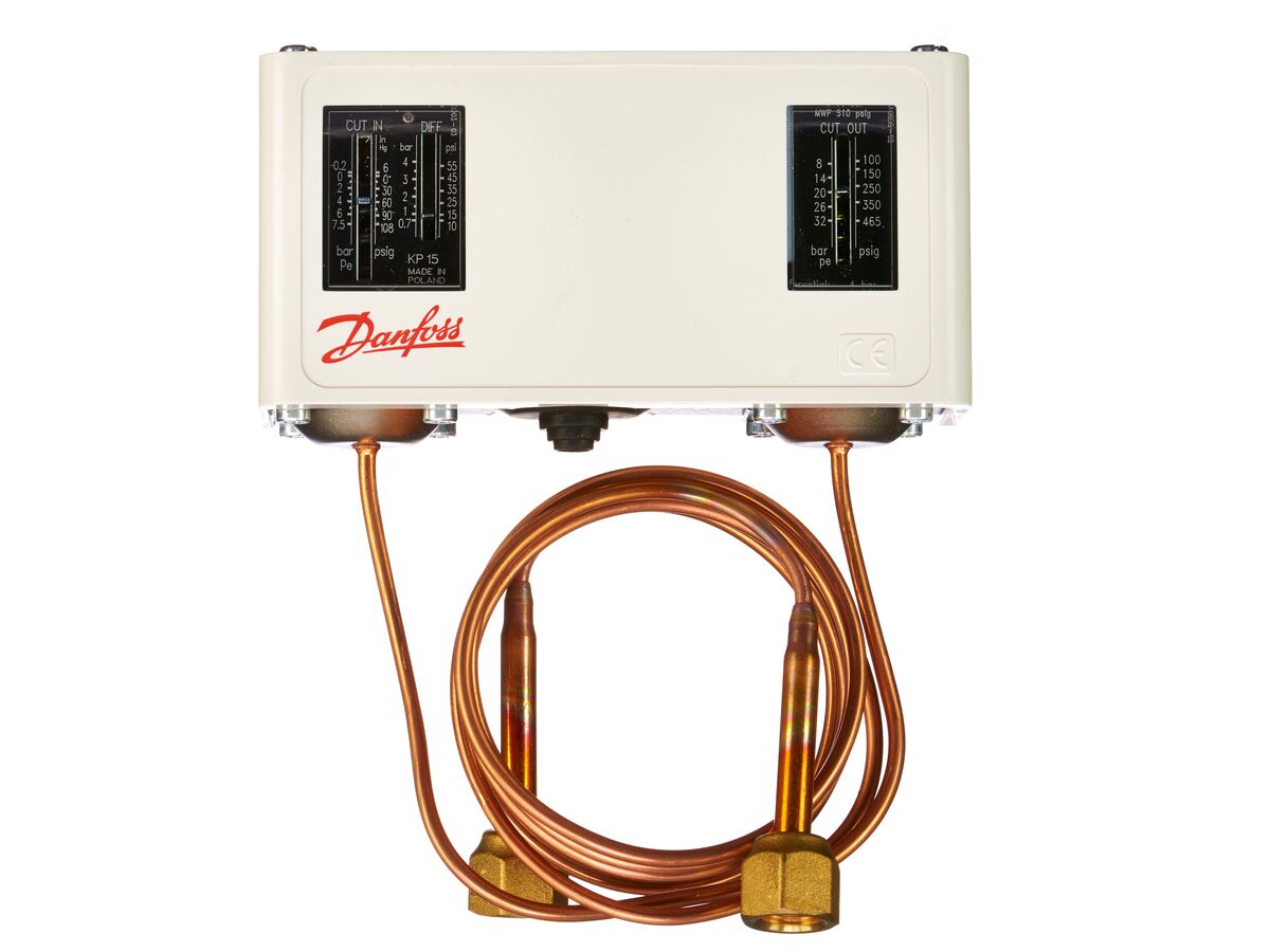 Danfoss KP15 Dual Pressure Control with Capillary from Reece