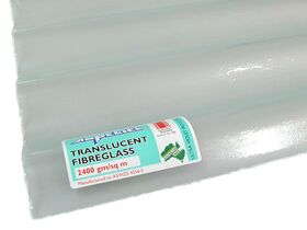 Fibreglass Corrugated 2400G Ice Clear Per Lineal Metre