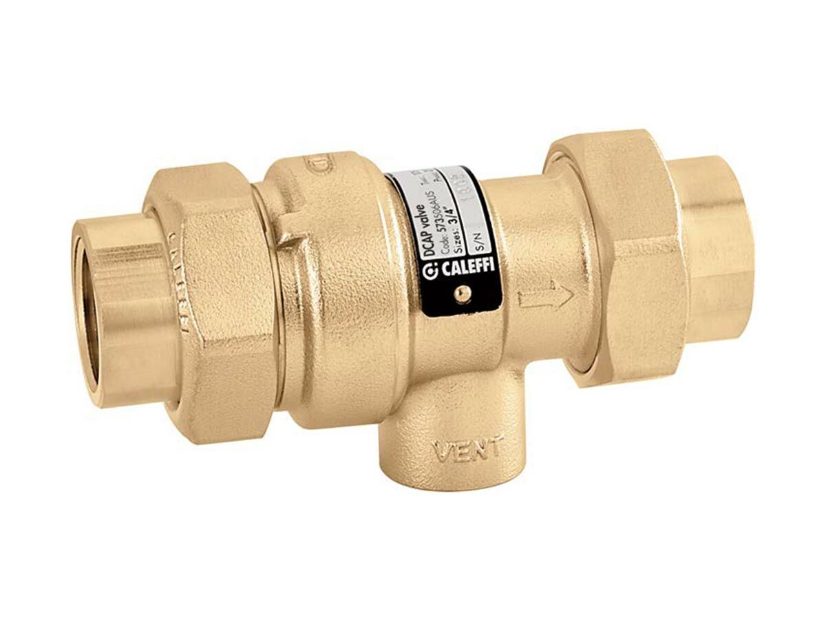 Caleffi Vented Dual Check Valve Watermark 20mm