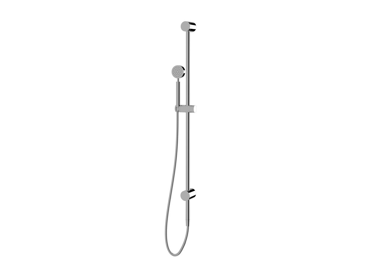 Milli Mood Edit Single Rail Shower with Wall Water Inlet Chrome (3 Star)