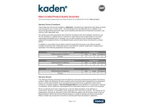 Warranty - Kaden Wall Mounted Air Conditioner