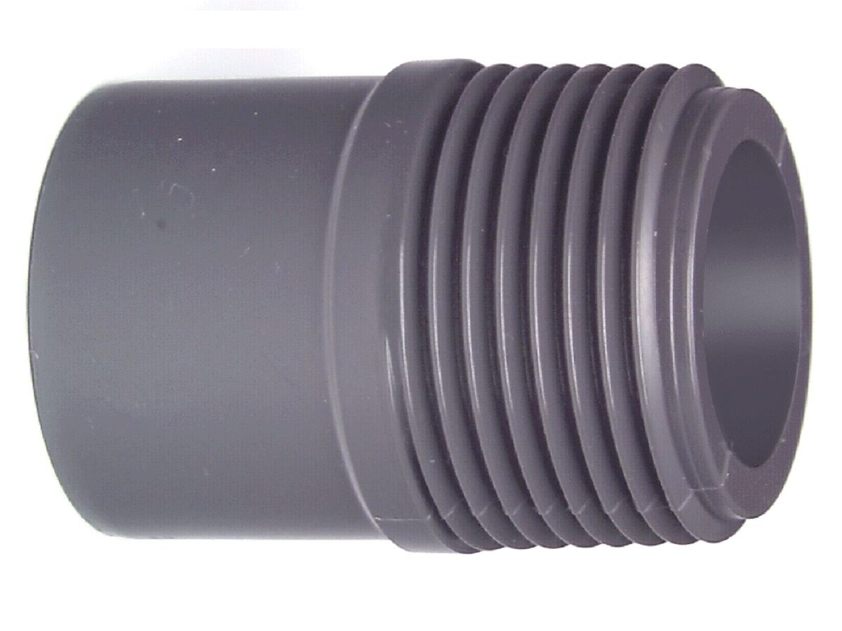 Schedule 80 PVCU Toe Nipple BSP Male Tapered 50mm from Reece