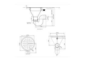 Britex Conical Flushing Floor Waste