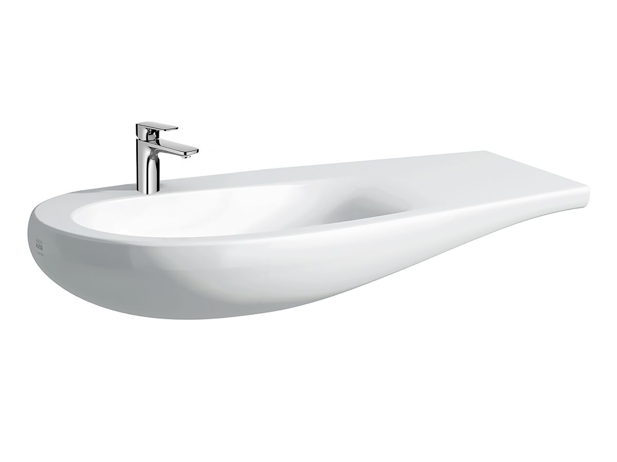 LAUFEN Alessi One Wall Basin Left Hand Basin 1 Taphole 900mm