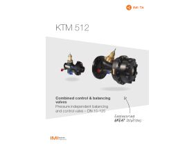 Specification Sheet - IMI KTM 512 Valves