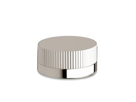 Milli Pure Progressive Top Mount Hob Mixer with Linear Textured Handle Chrome