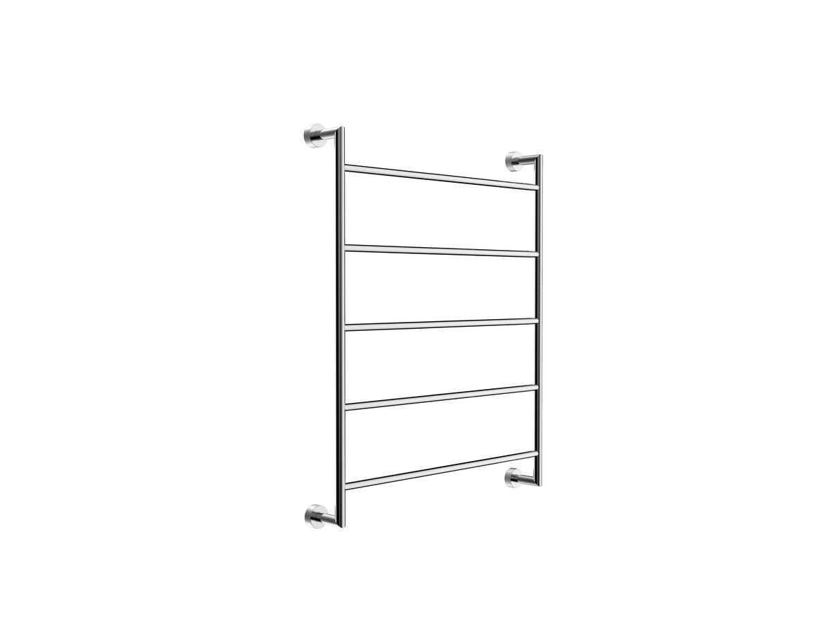 Mizu Drift Heated Towel Rail 550 x 850mm Polished Stainless Steel from