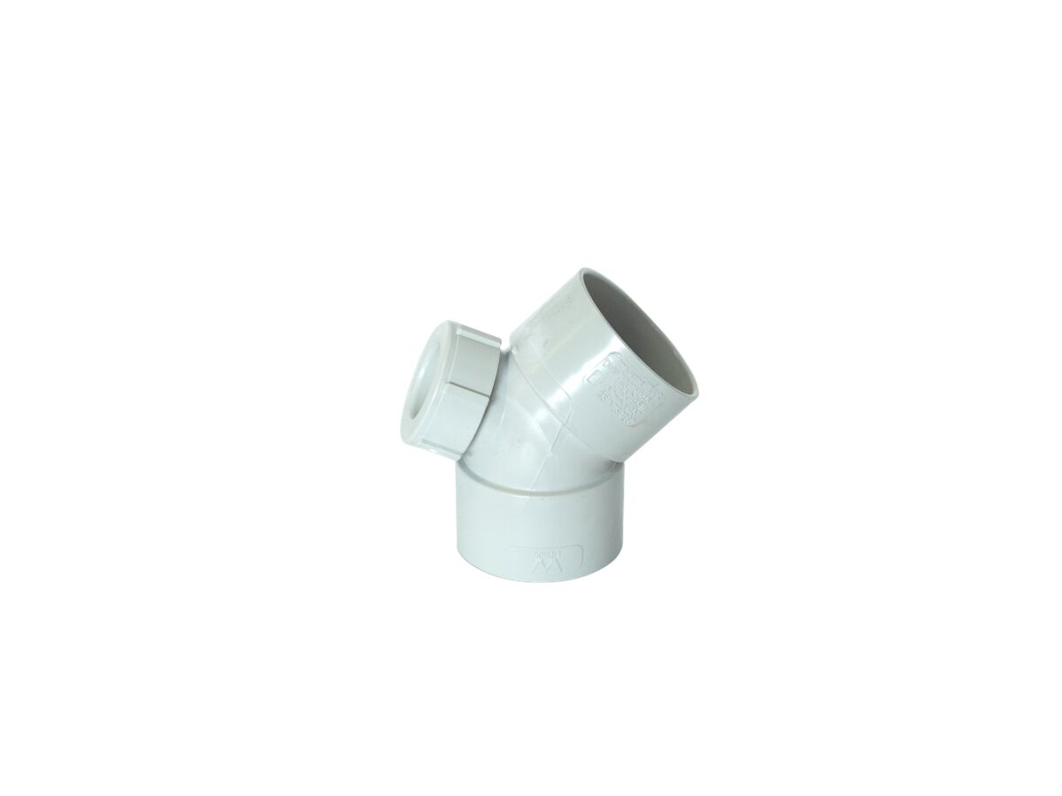 DWV INSPECTION BEND 50MM X 45D