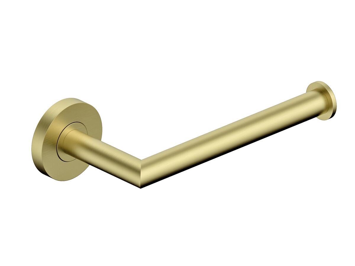 Mizu Drift Reversible Toilet Roll Holder Brushed Brass