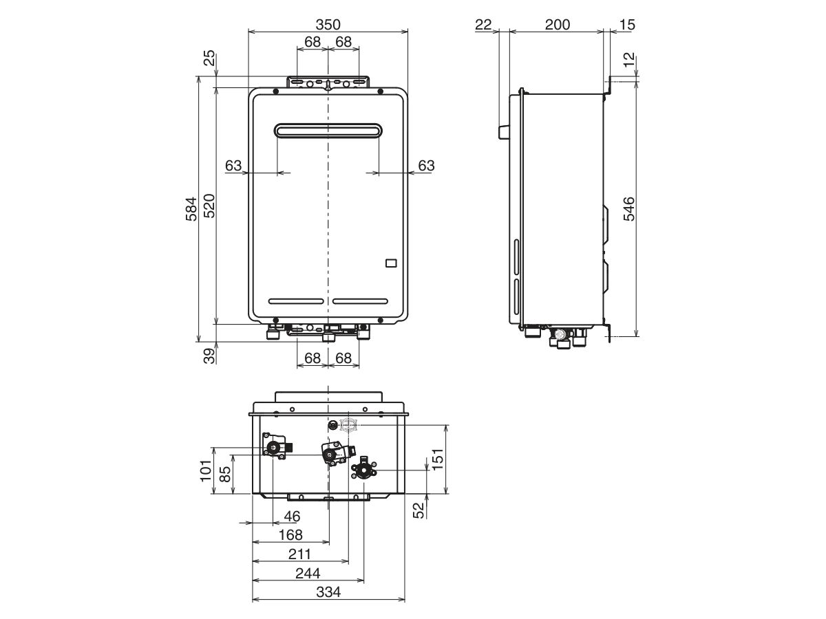 Technical Drawing - Thermann G-Series