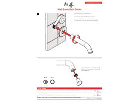 Installation Instructions - Milli Etch Wall Basin Bath Outlet