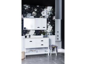 Kado Era Full Height Vanity Unit with Legs 1 Door & 2 Drawers with Under Counter Basin 1200mm