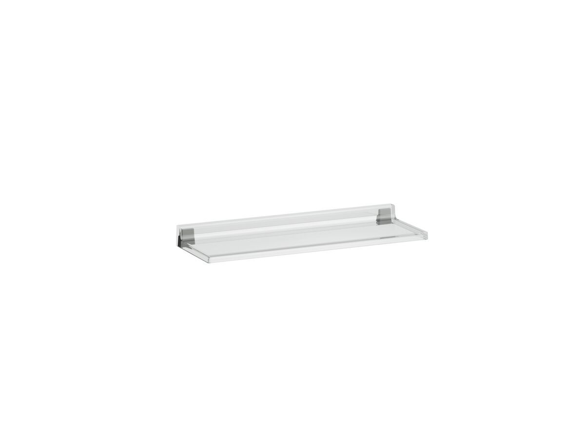 LAUFEN Kartell Wall Mounted Shelf 450mm x 155mm x 40mm Transparent