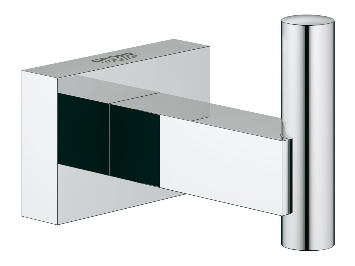 GROHE Essentials Cube Accessories Robe Hook Chrome