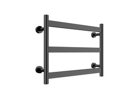 Mizu Stream Non Heated Towel Rail 600mm x 450mm Matte Black